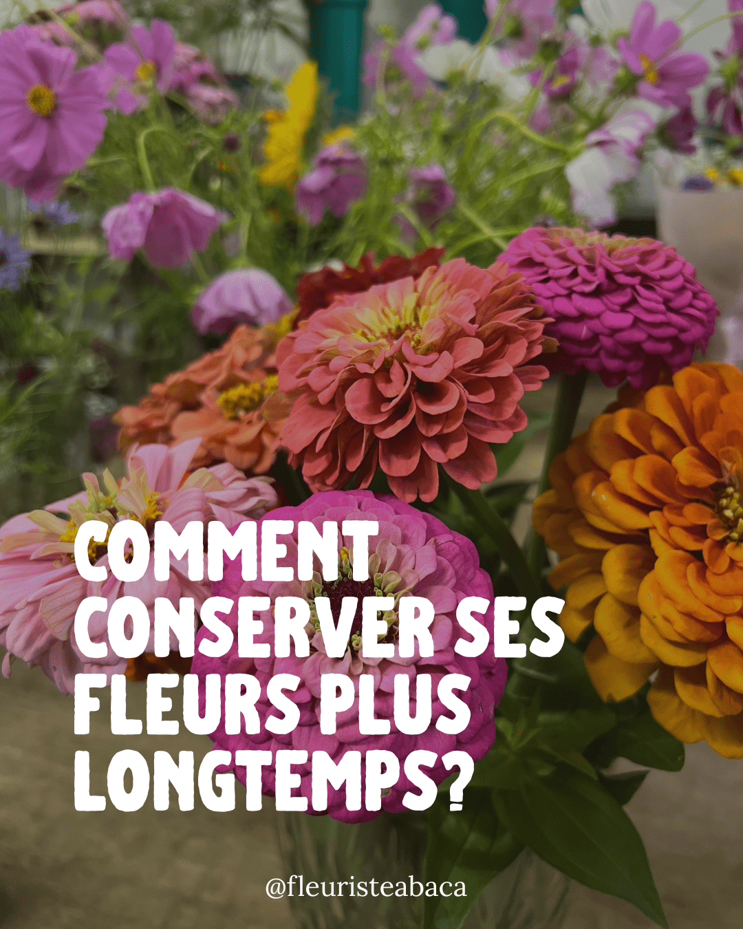 Comment faire durer un bouquet de fleurs plus longtemps? - Fleuriste Abaca