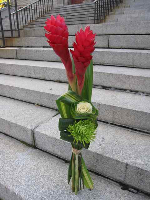 Bouquet de fleurs ginger - Fleuriste Abaca
