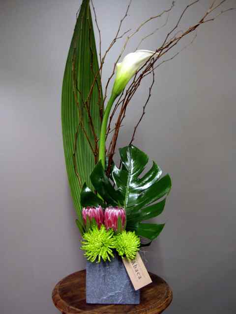 Composition florale Moderne - Fleuriste Abaca