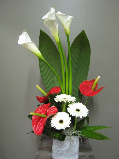 Composition florale Ancrage - Fleuriste Abaca