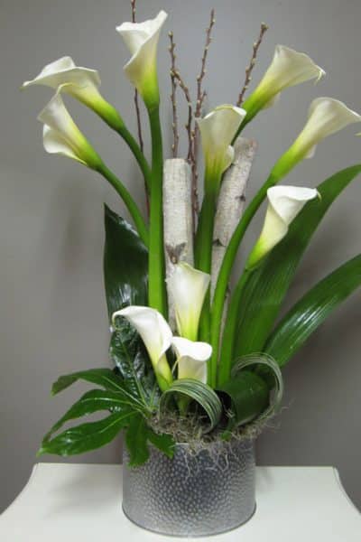 Composition florale Présence - Fleuriste Abaca
