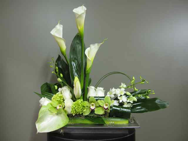 Fleurs pour urne Classique - Fleuriste Abaca