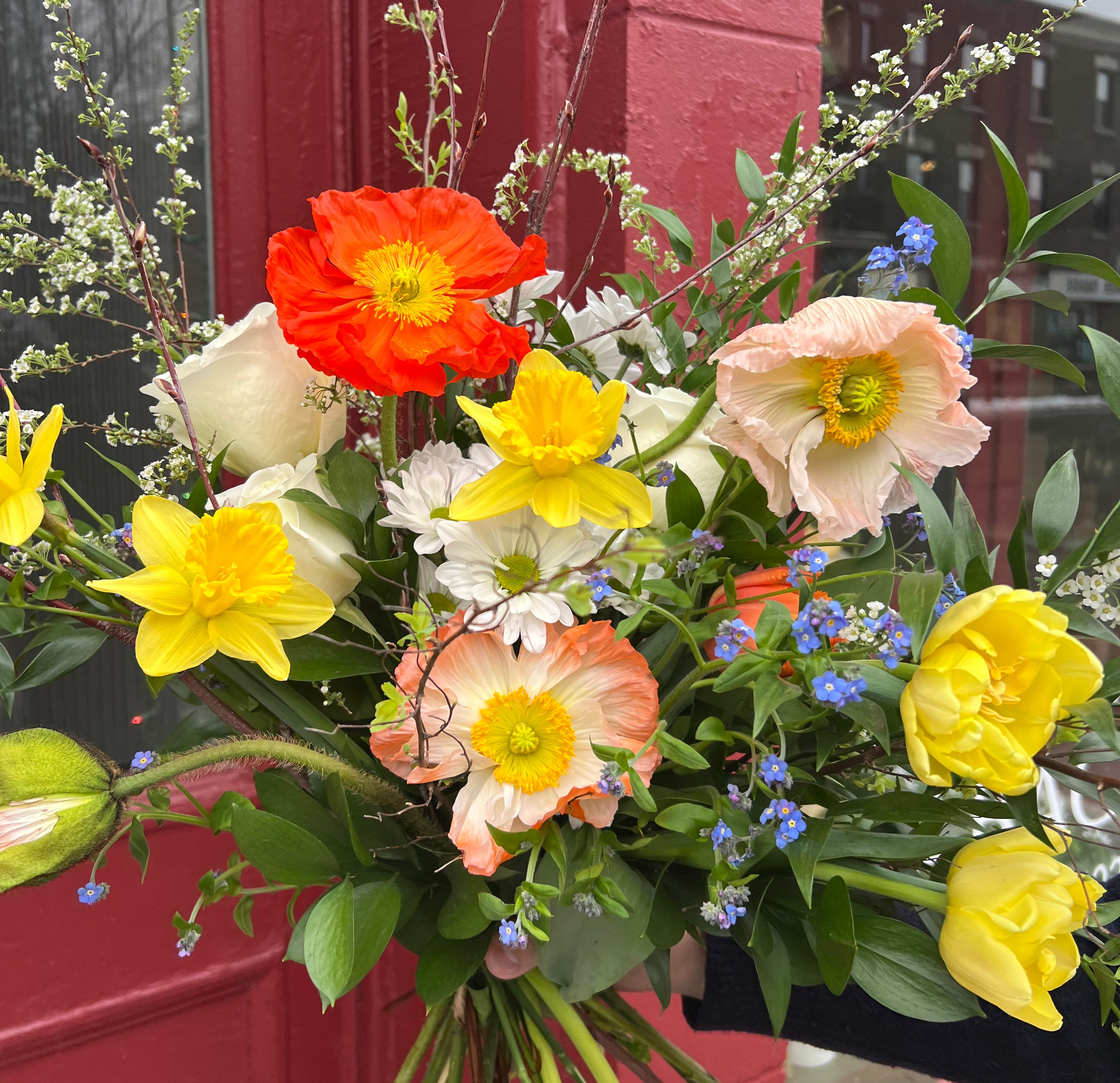 Un magnifique bouquet de pavots - Fleuriste Abaca