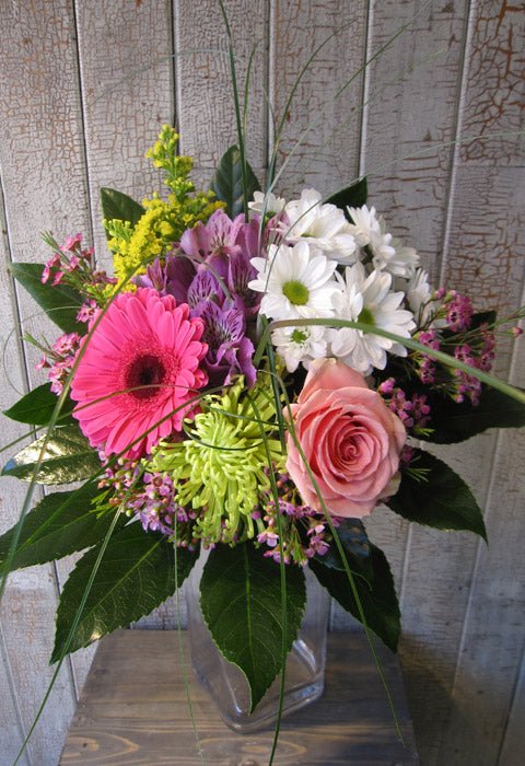 Bouquet Bonheur - Fleuriste Abaca