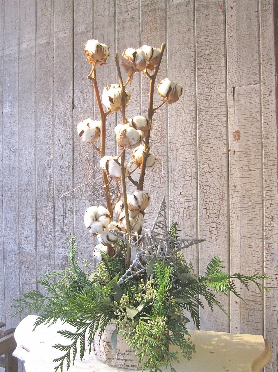 Noël blanc par Monsieur Gagné - Fleuriste Abaca