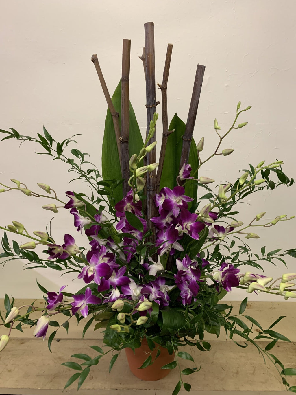 Montage de fleurs Sérénité - Fleuriste Abaca