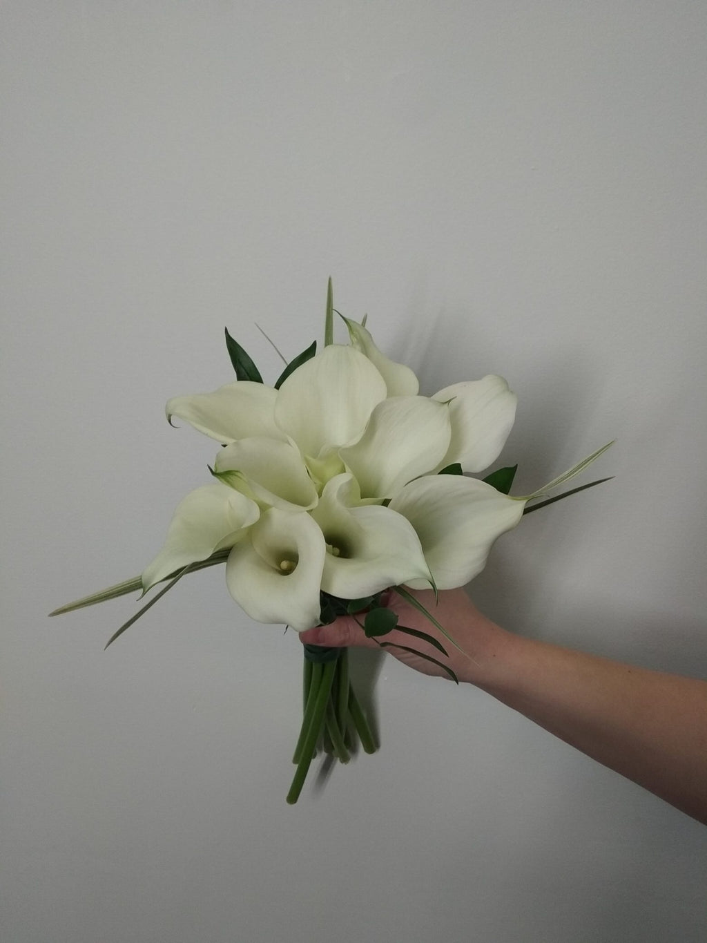 Bouquet de mariée mini callas - Fleuriste Abaca