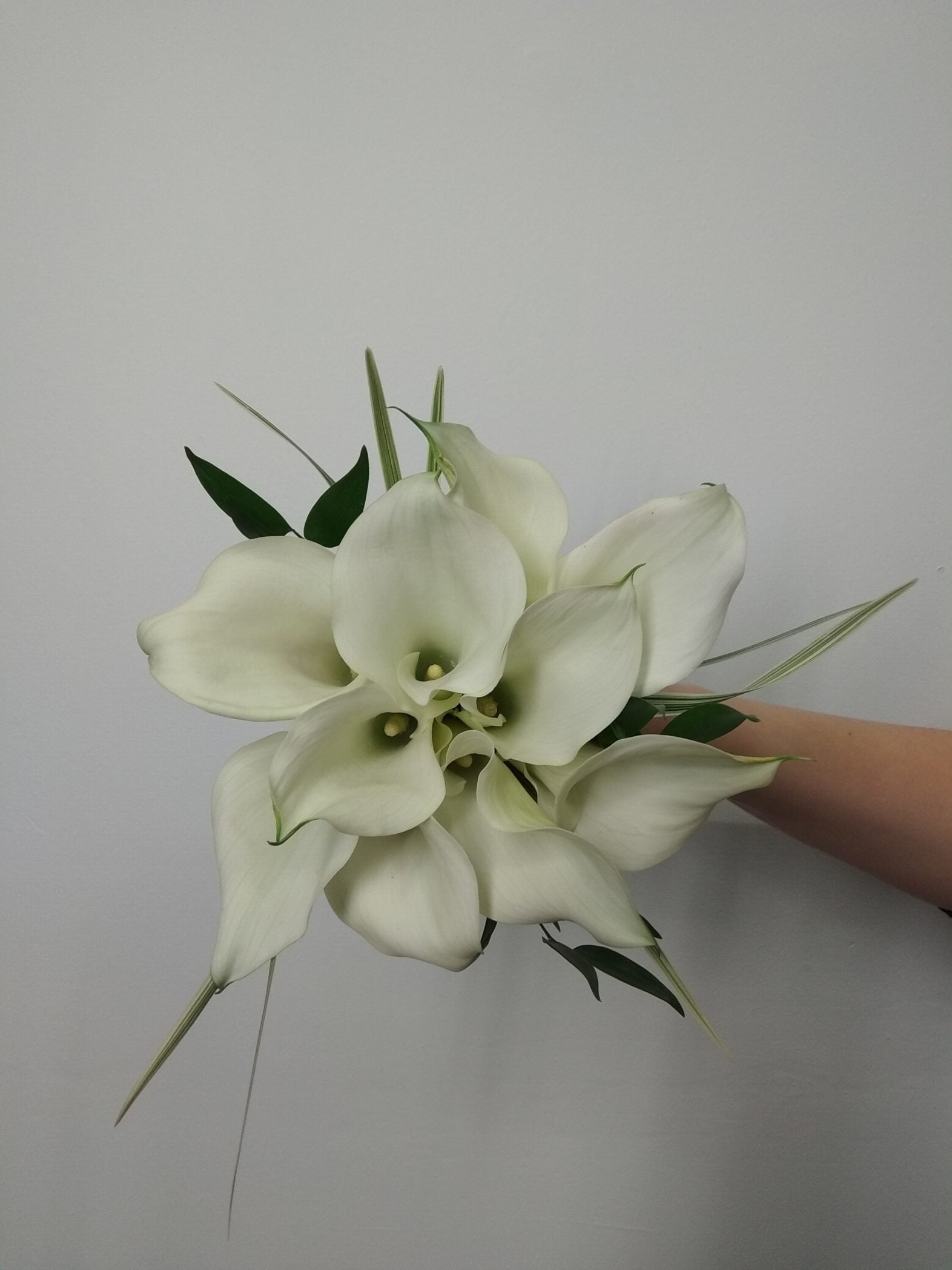 Bouquet de mariée mini callas - Fleuriste Abaca