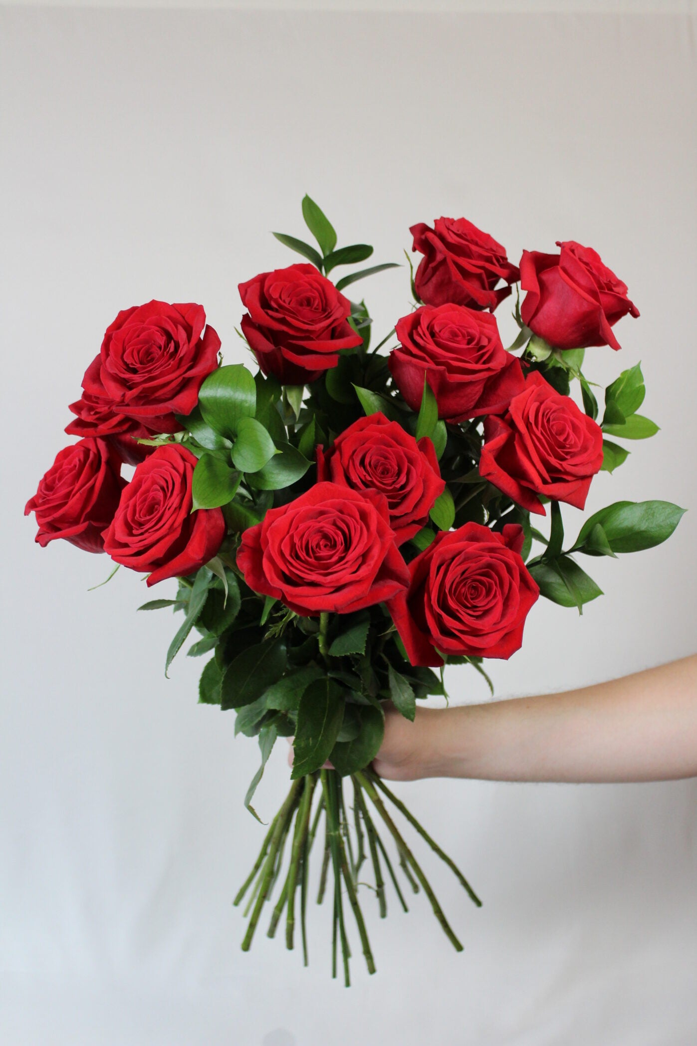 Bouquet de roses rouges - Fleuriste Abaca