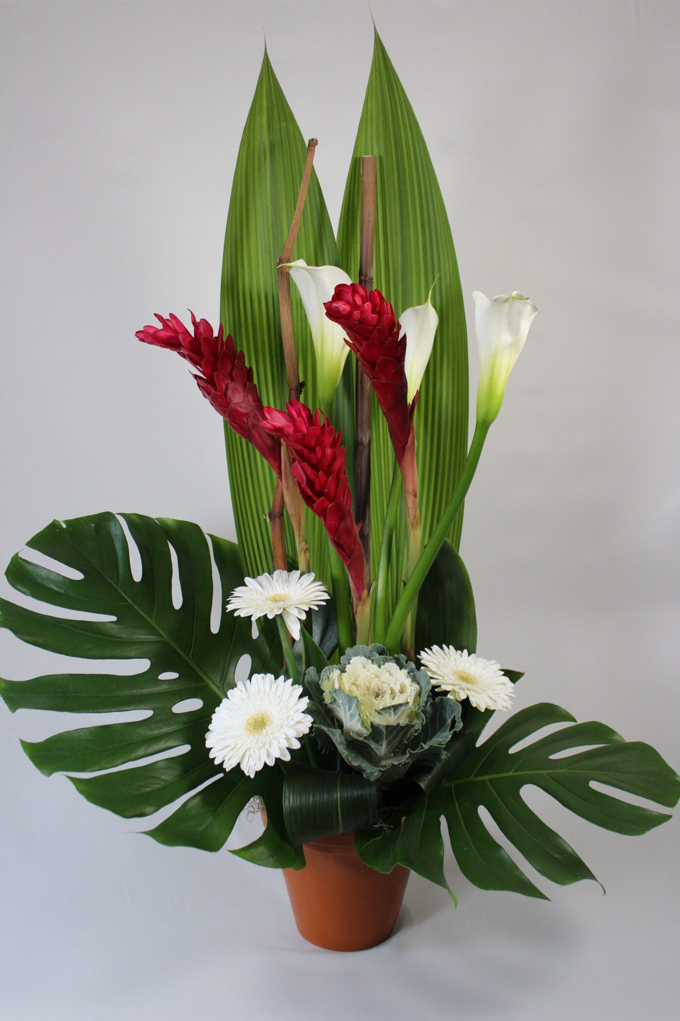 Composition de fleurs Soleil posé - Fleuriste Abaca