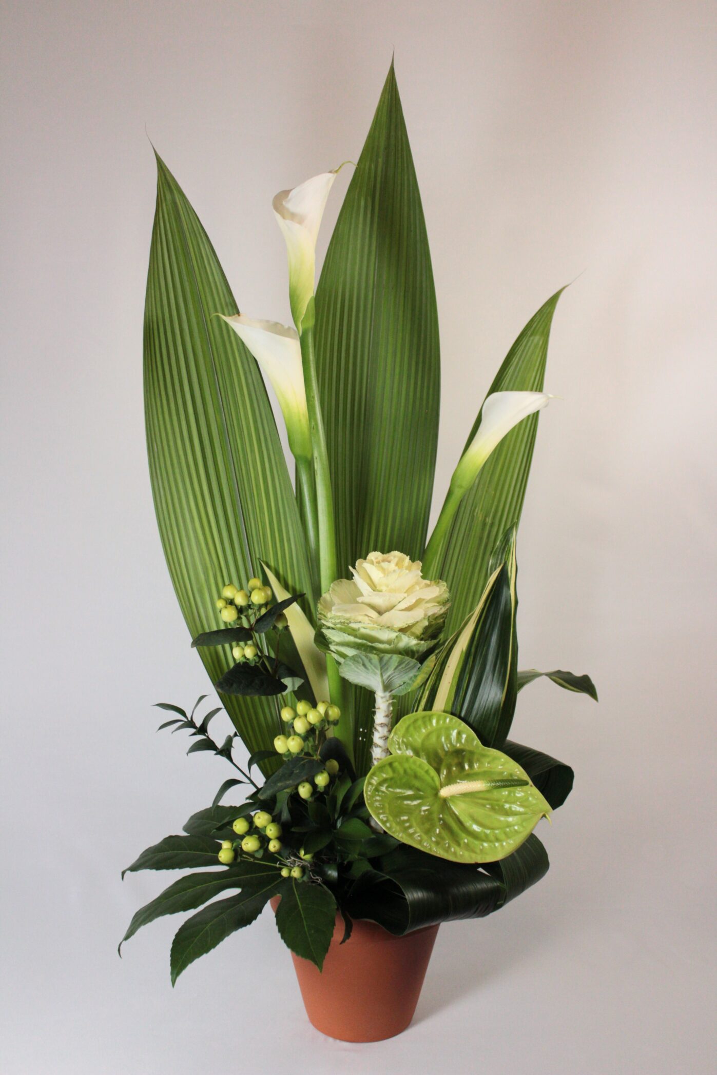 Composition de fleurs Tout en douceur - Fleuriste Abaca
