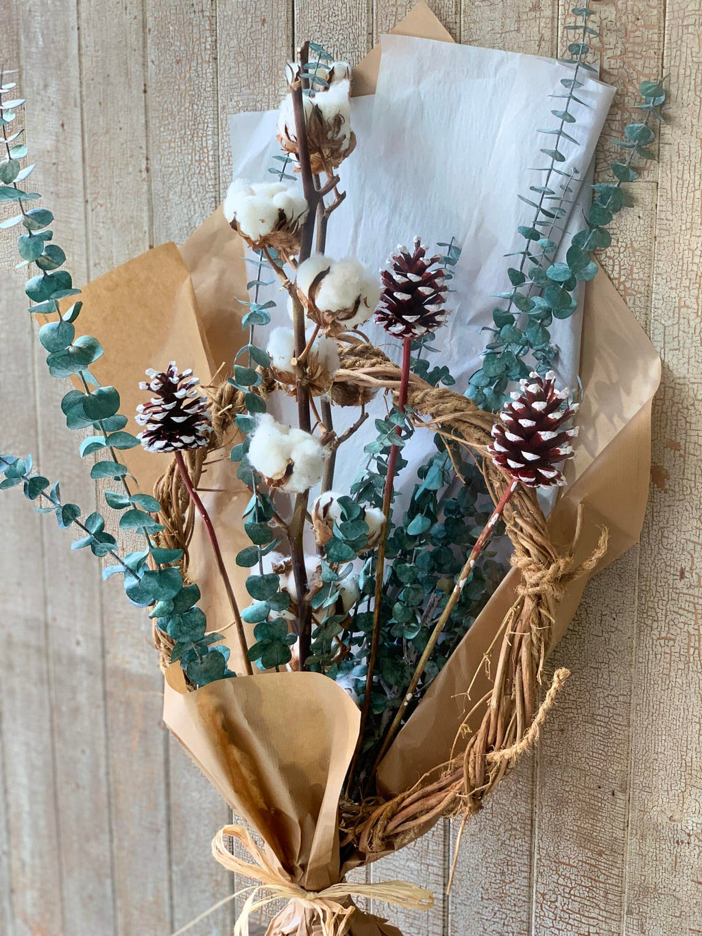 Fleurs séchées de Noël - Fleuriste Abaca