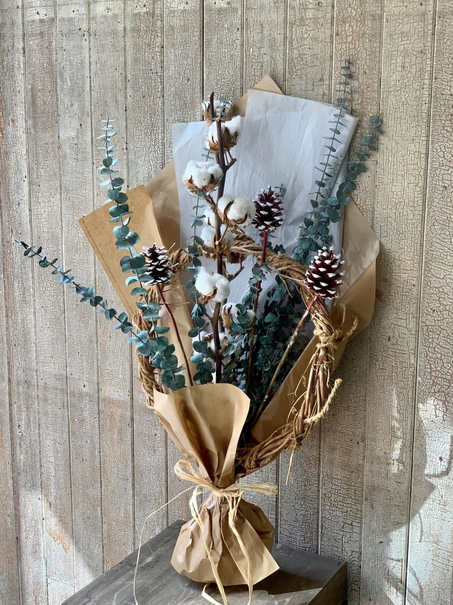 Fleurs séchées de Noël - Fleuriste Abaca