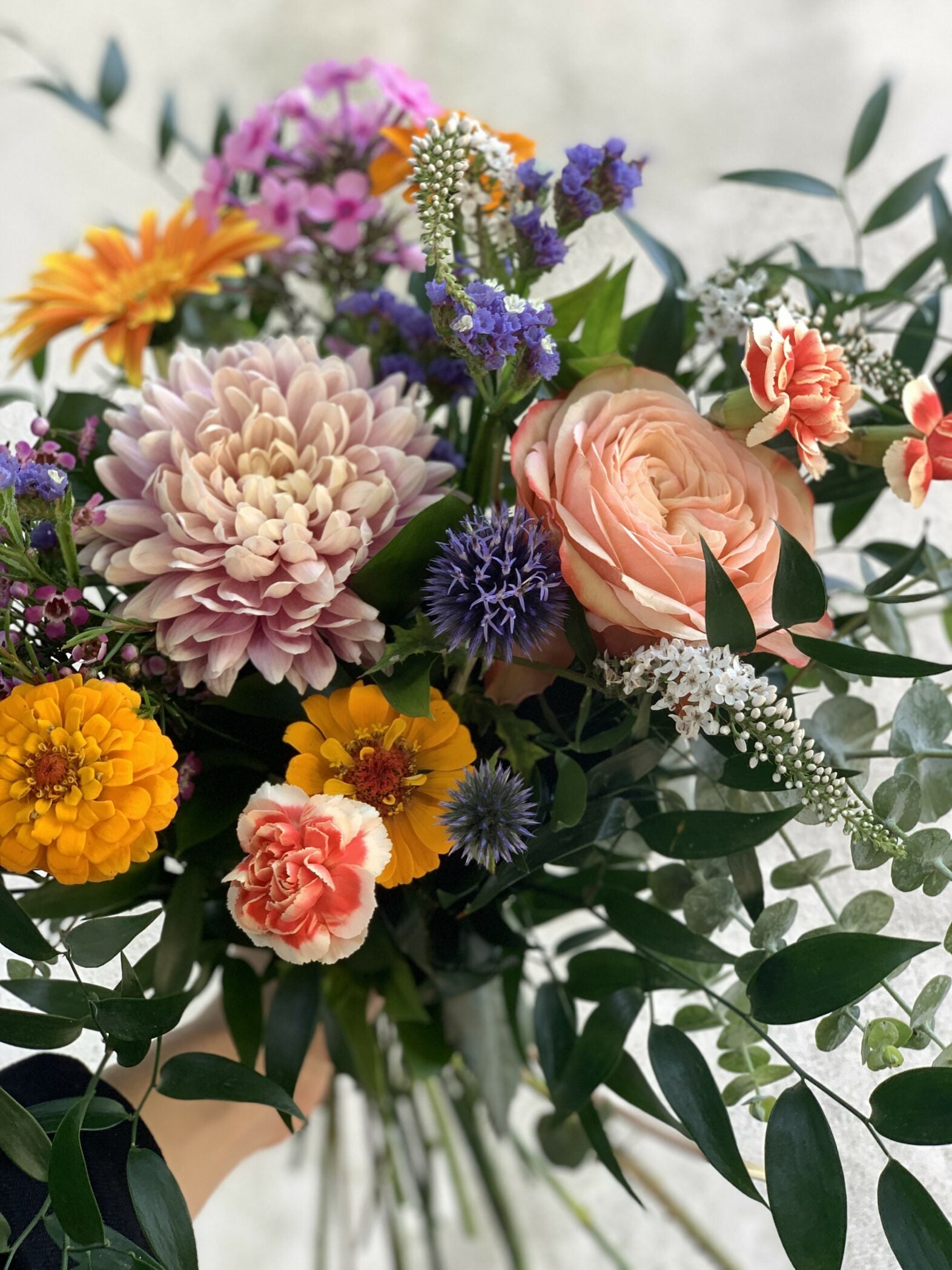 Bouquet d'été coloré - Fleuriste Abaca