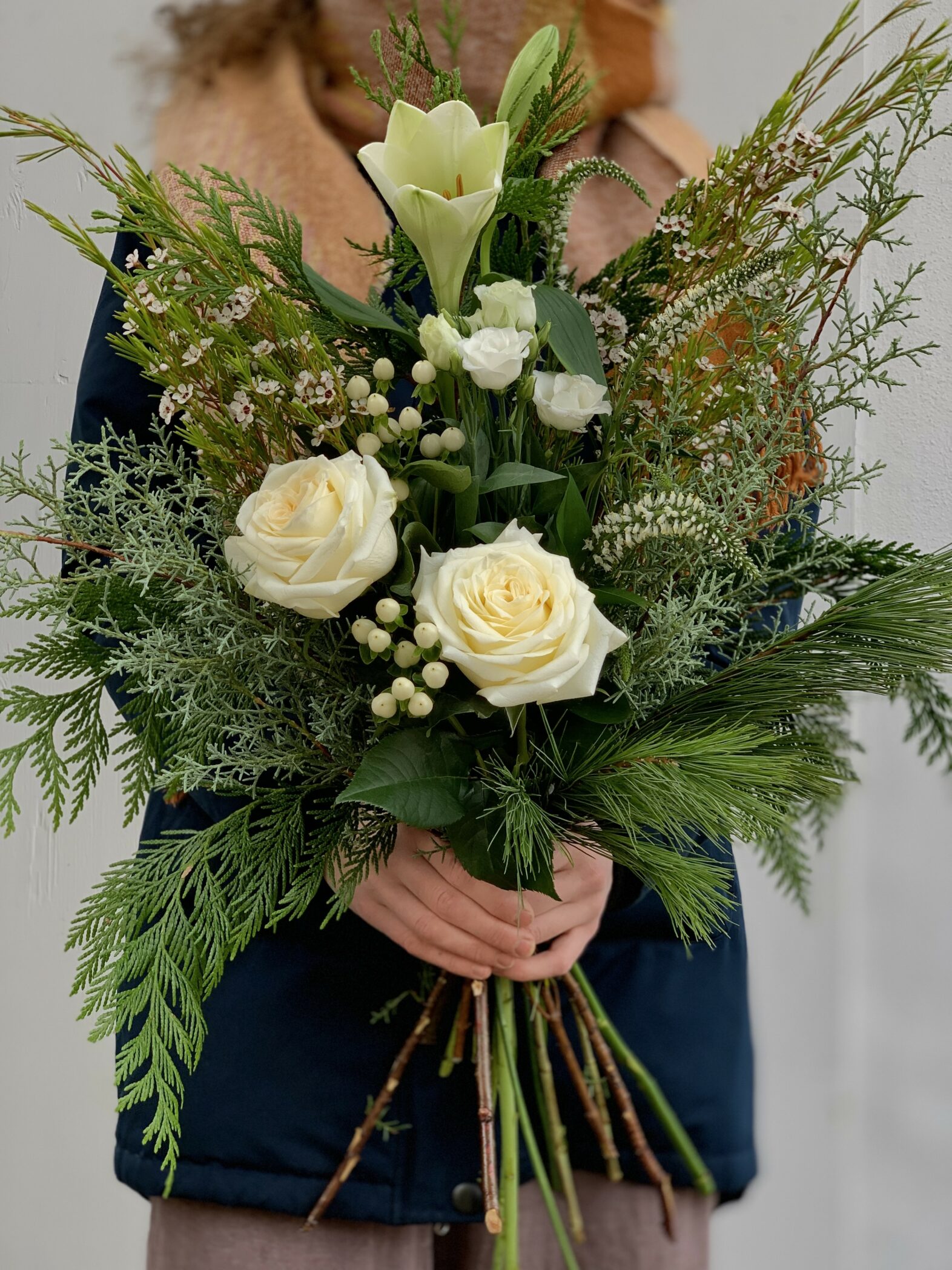Hiver Blanc - Fleuriste Abaca