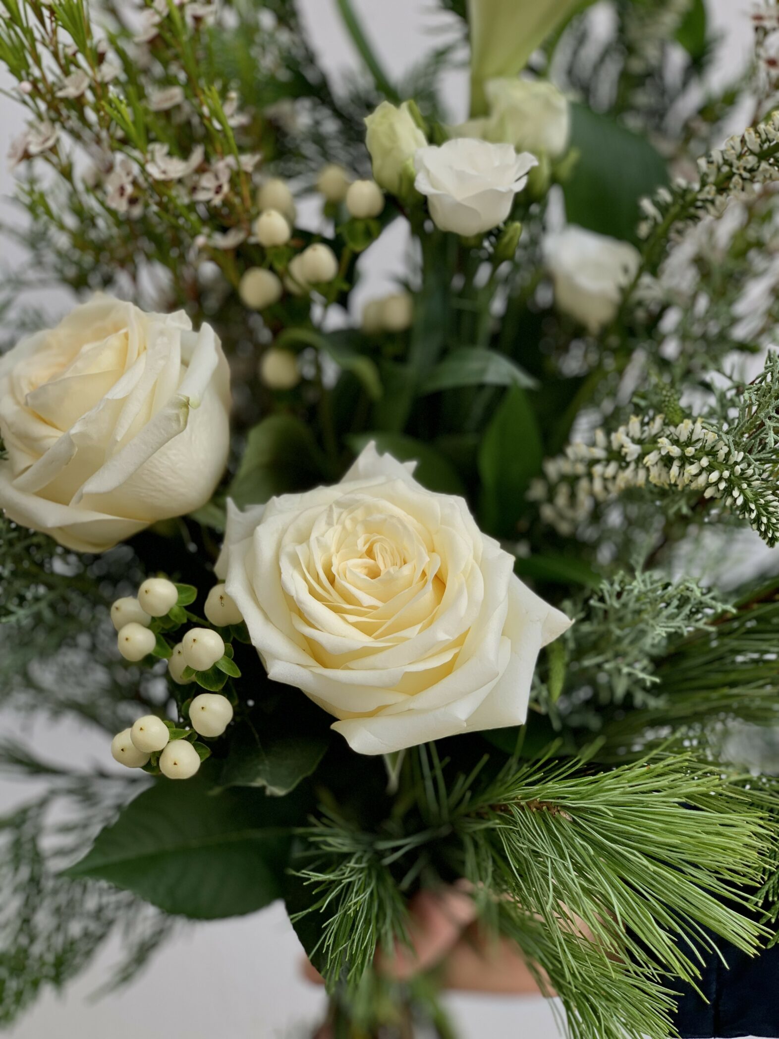 Hiver Blanc - Fleuriste Abaca