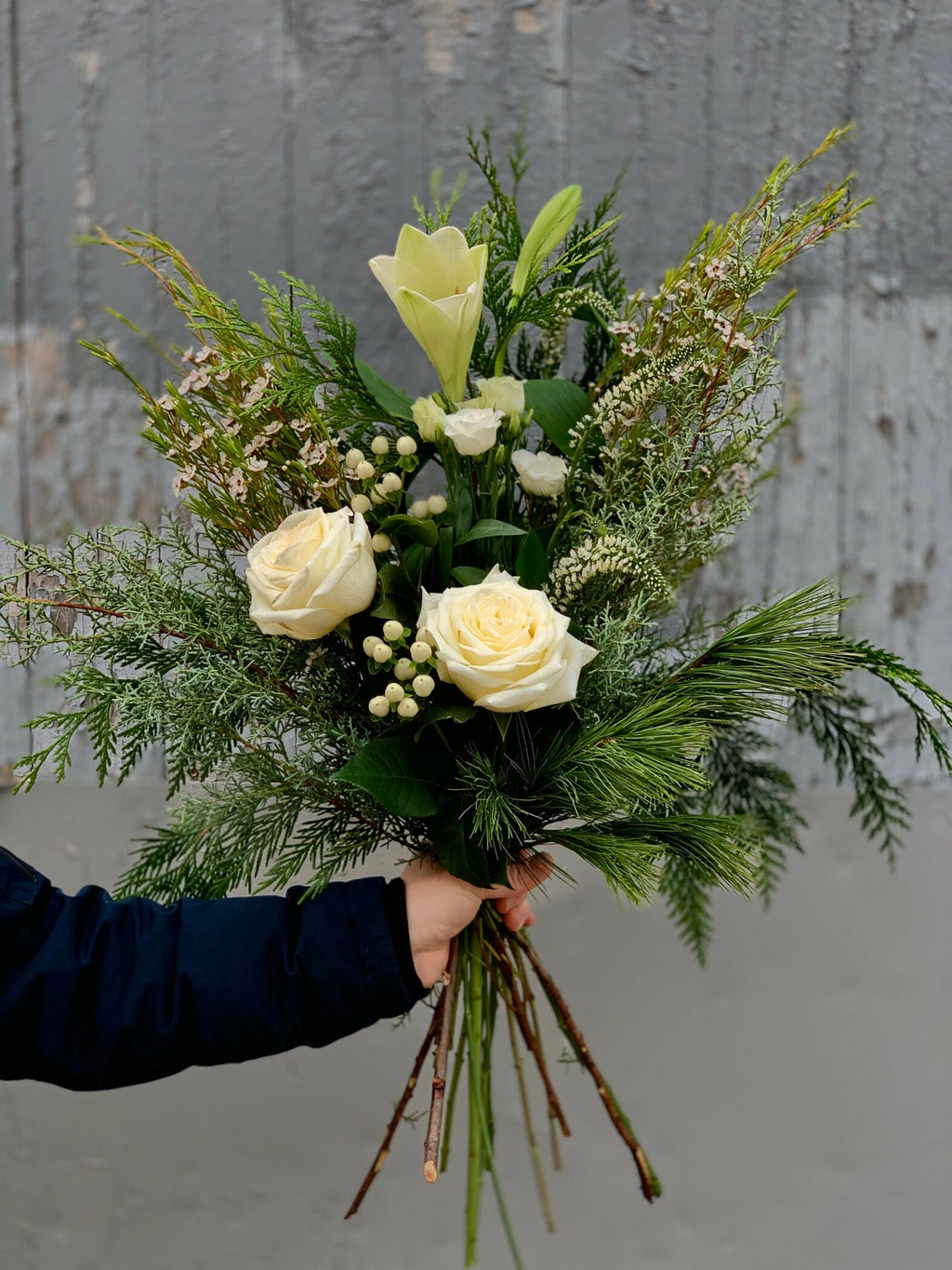 Hiver Blanc - Fleuriste Abaca