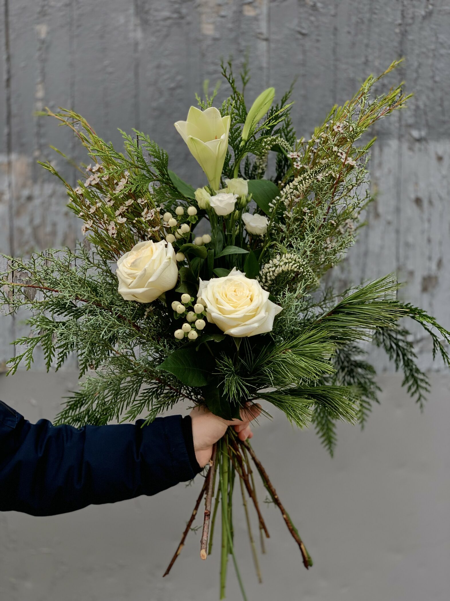 Hiver Blanc - Fleuriste Abaca