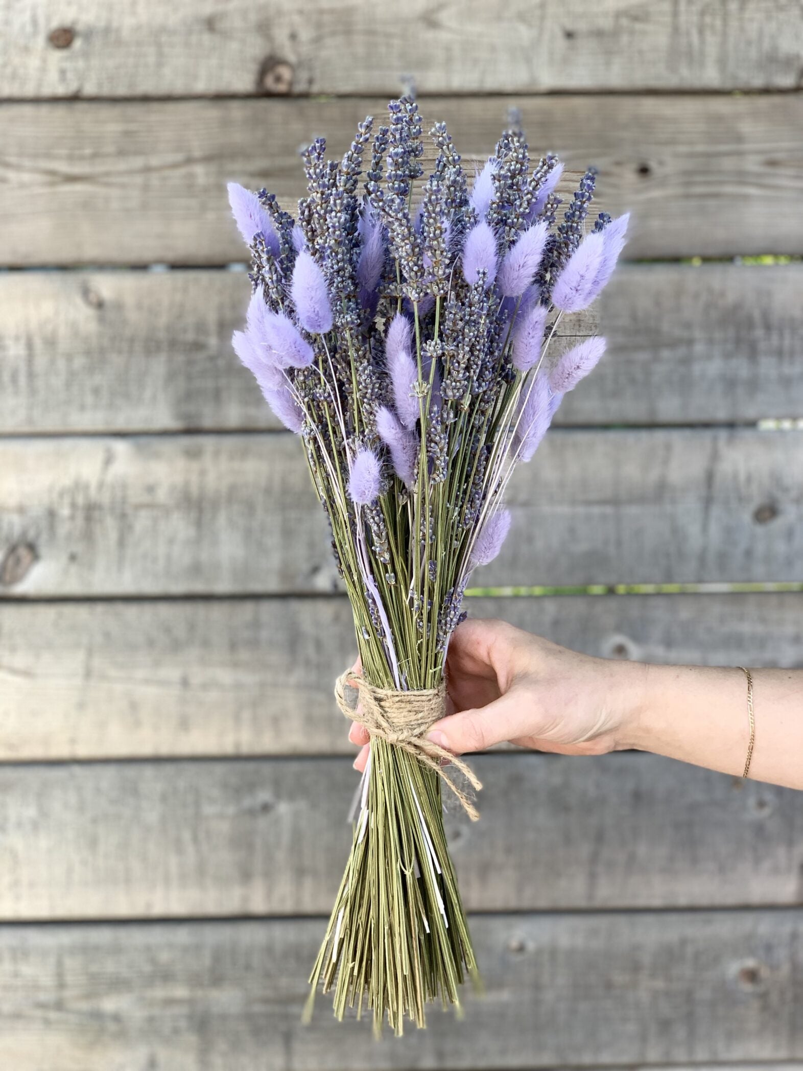 Lavande et pampas - Fleuriste Abaca