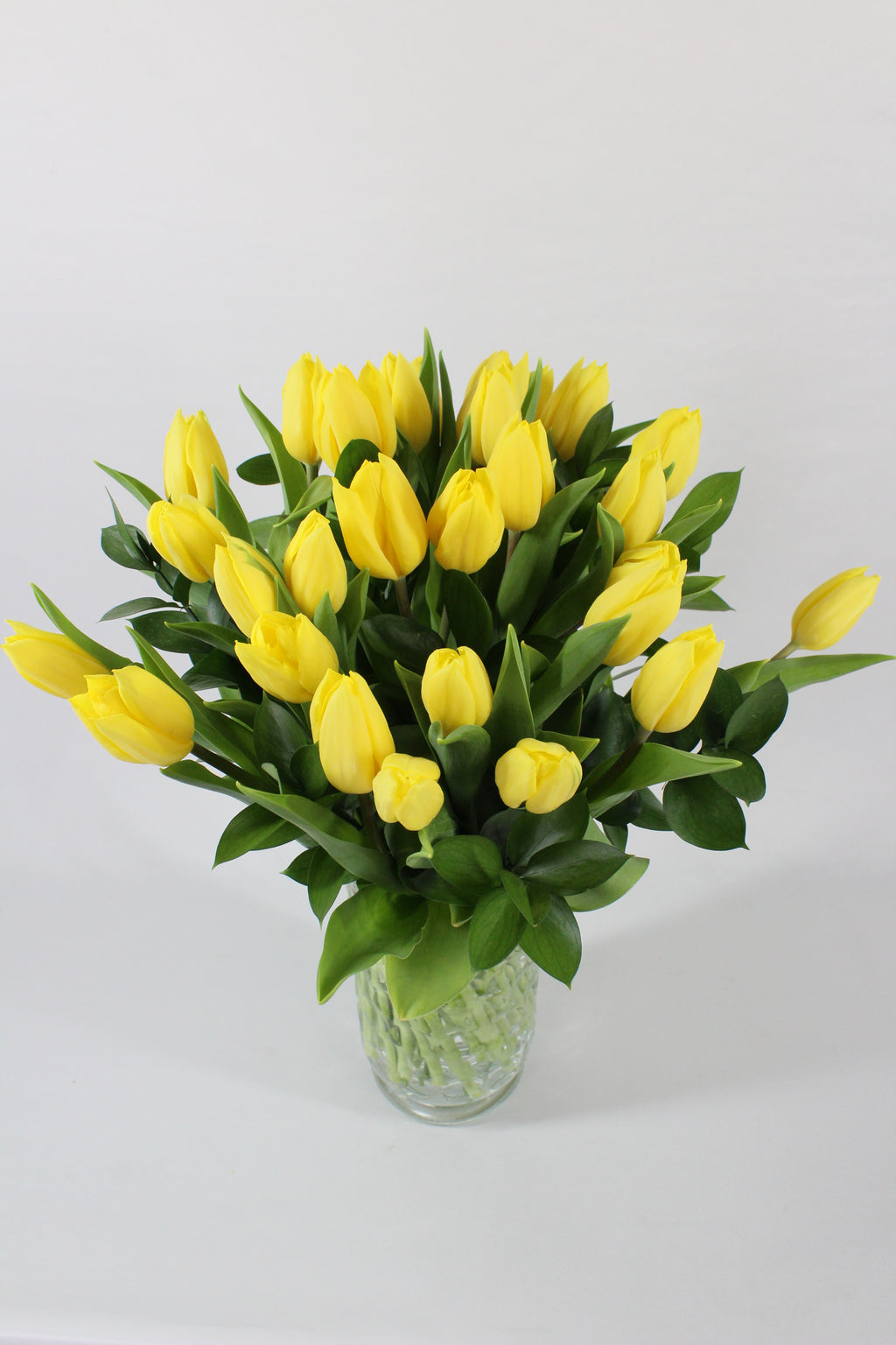 Bouquet de tulipes jaunes - Fleuriste Abaca