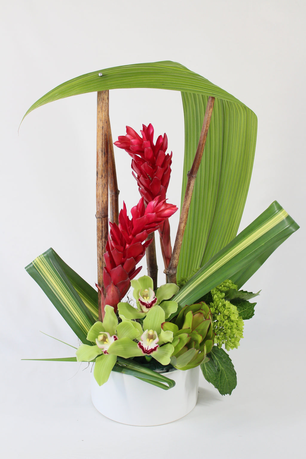 Composition florale Mouvement - Fleuriste Abaca