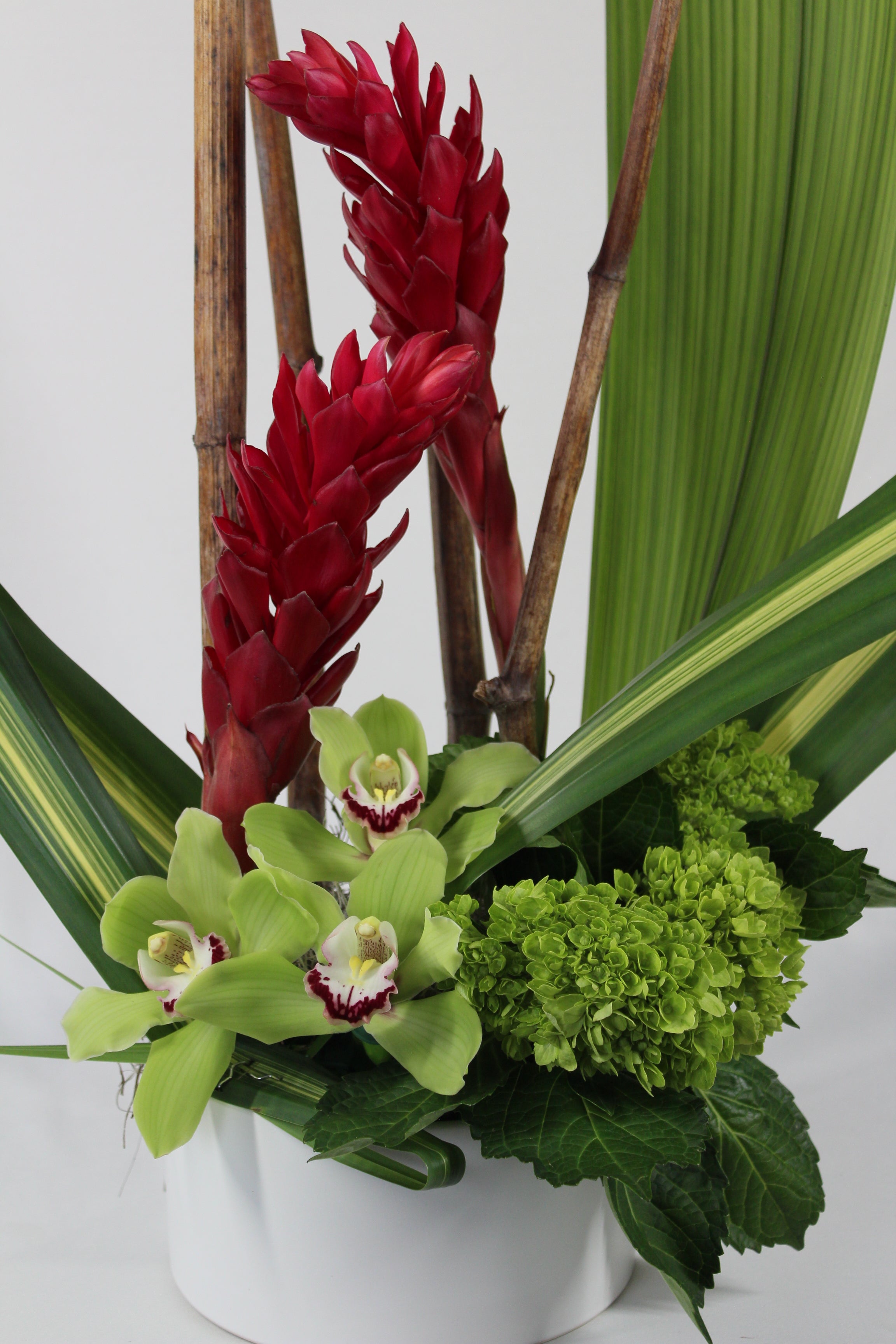 Composition florale Mouvement - Fleuriste Abaca
