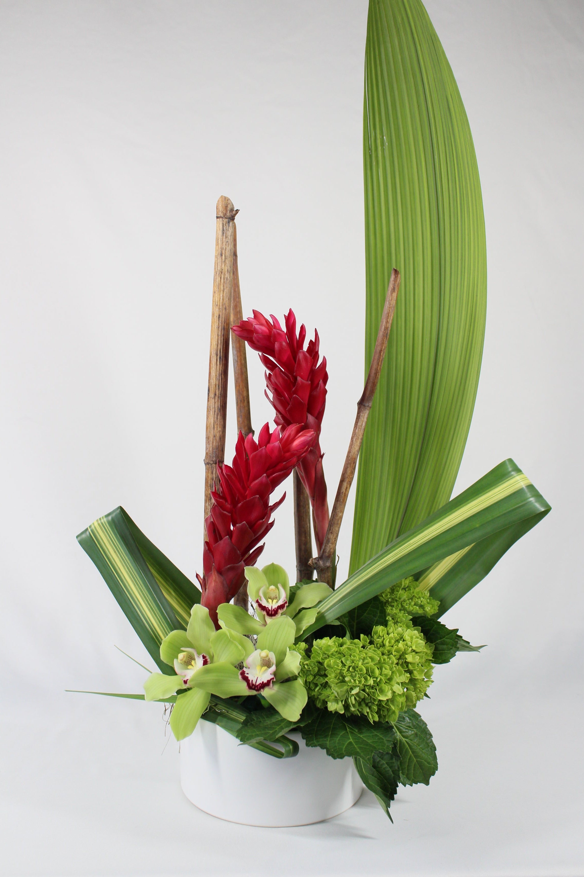 Composition florale Mouvement - Fleuriste Abaca
