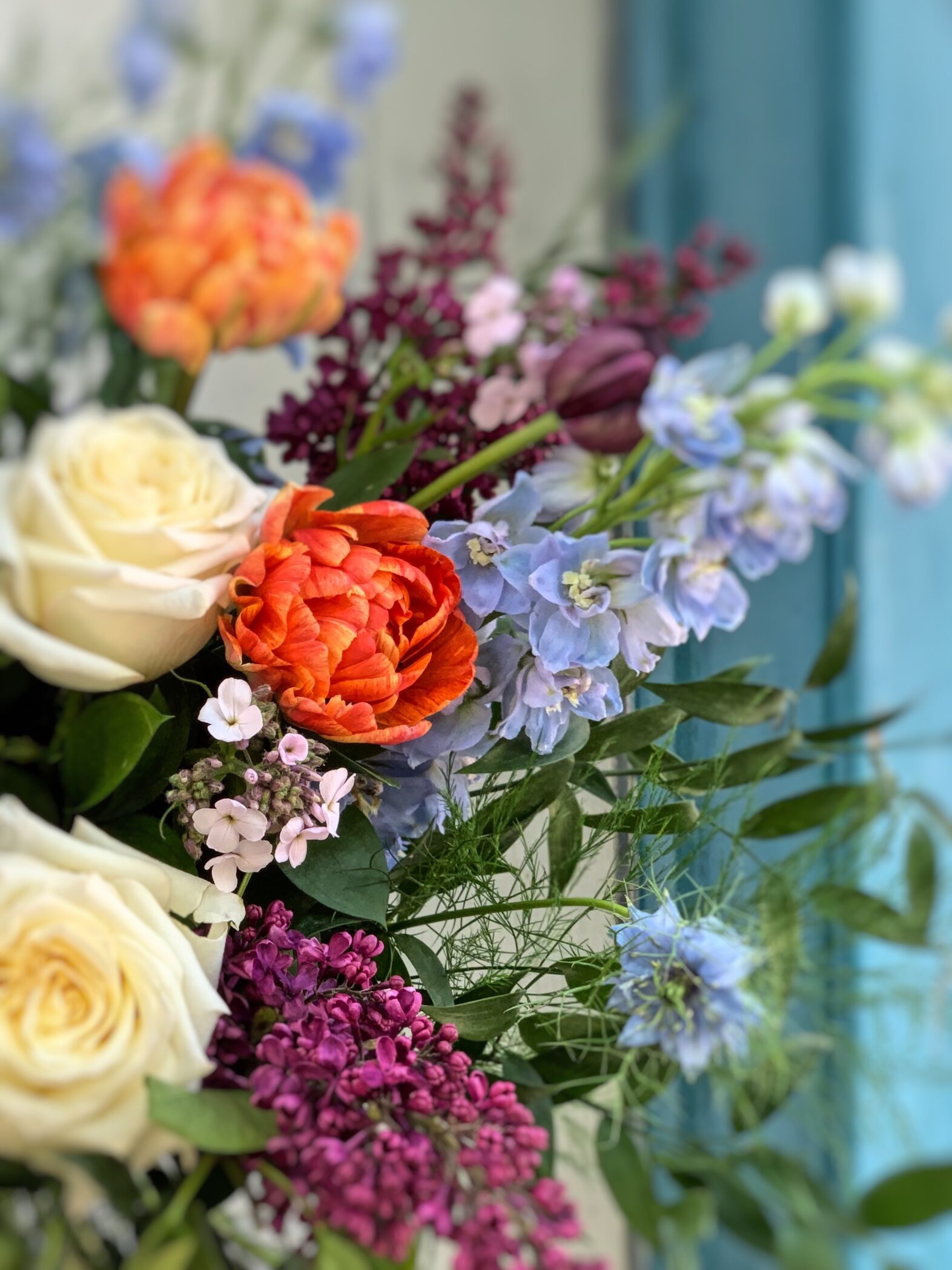 Bouquet de fleurs de saison - Fleuriste Abaca