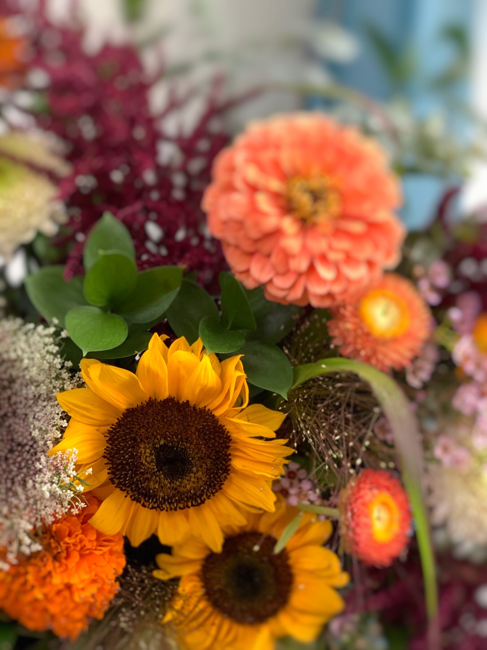 Bouquet de fleurs de saison - Fleuriste Abaca